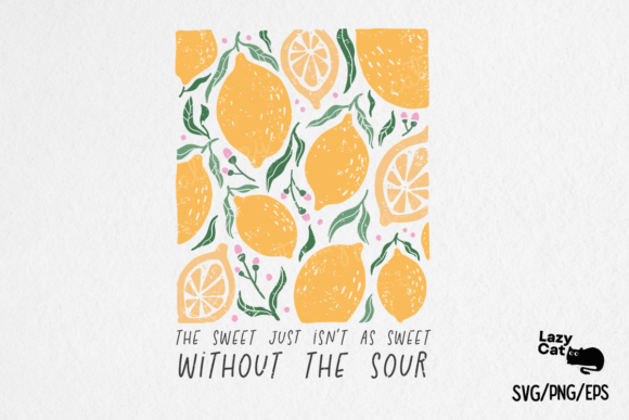 Boho Floral Lemon Quote SVG PNG Review for Real Projects